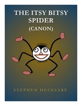 The Itsy Bitsy Spider Three-Part Mixed choral sheet music cover